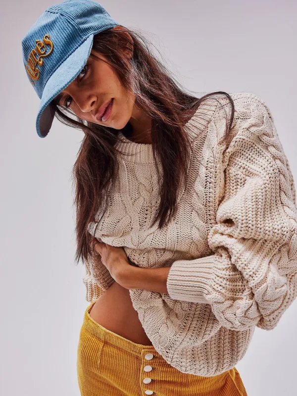 Frankie Cable Sweater sold by Plenty