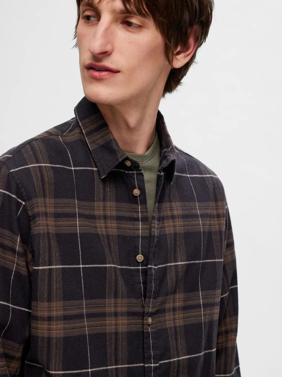 Slim Owen Flannel Shirt sold by Plenty product image thumbnail 5