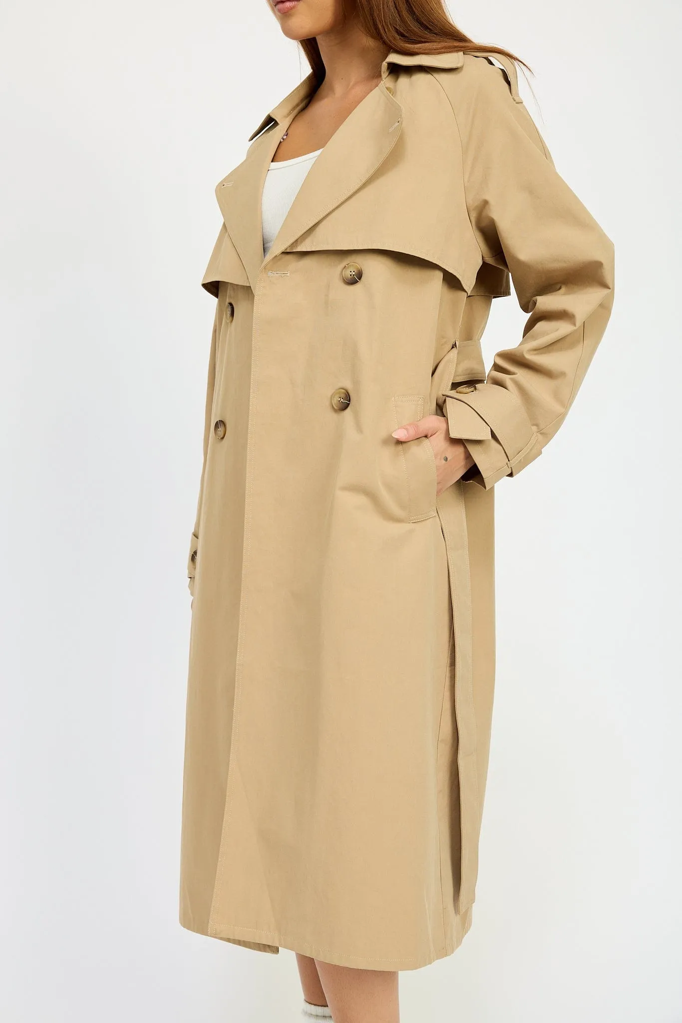 Double Breast Trench Coat sold by Plenty product image thumbnail 2