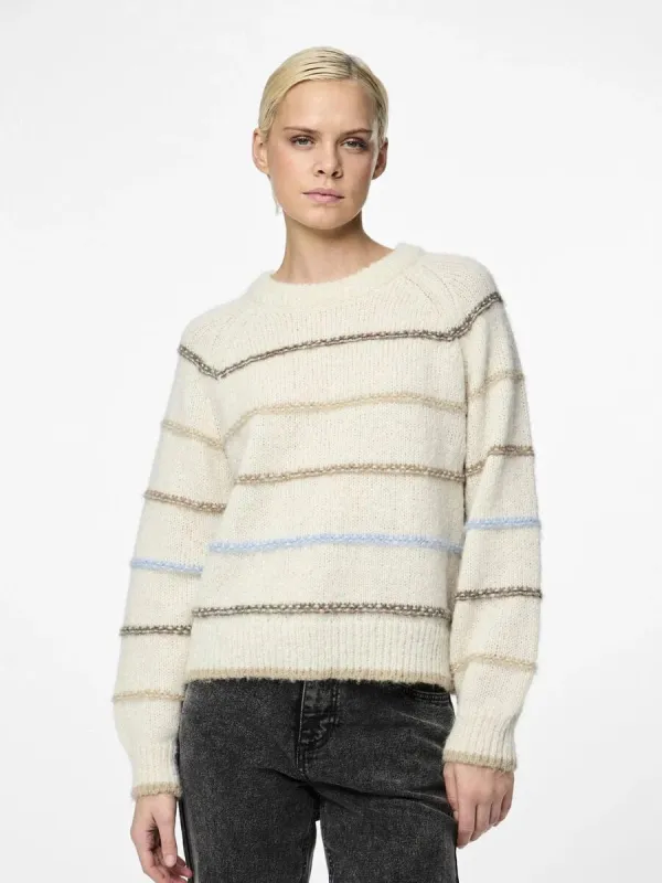 Nelia Stripe Crew Neck sold by Plenty