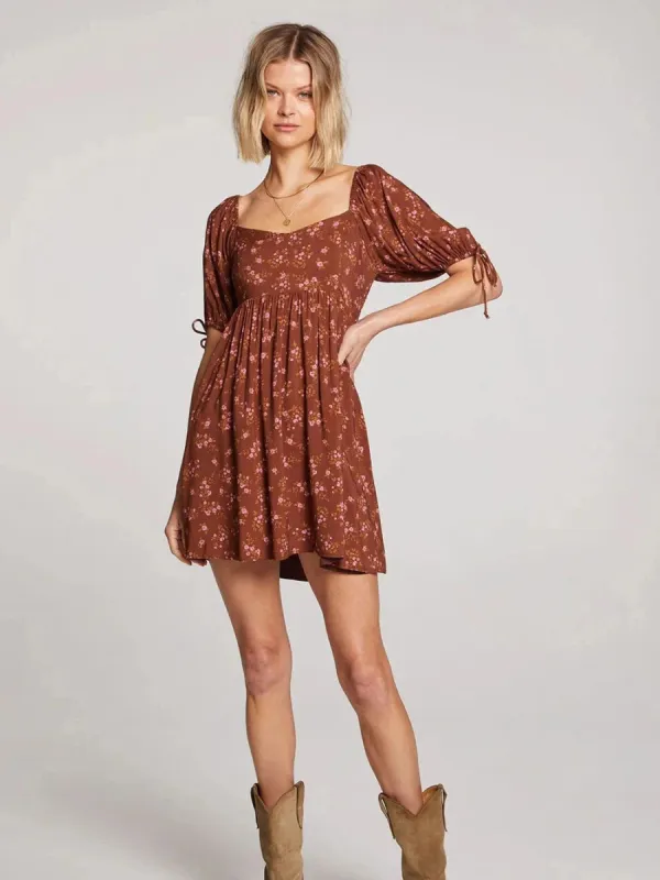 Shiloh Floral Mini Dress sold by Plenty