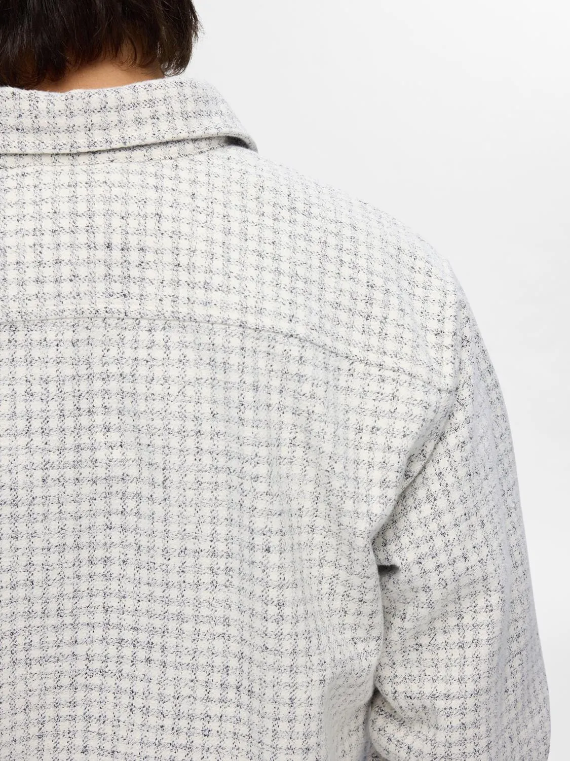 Boucle Check Overshirt sold by Plenty product image thumbnail 4