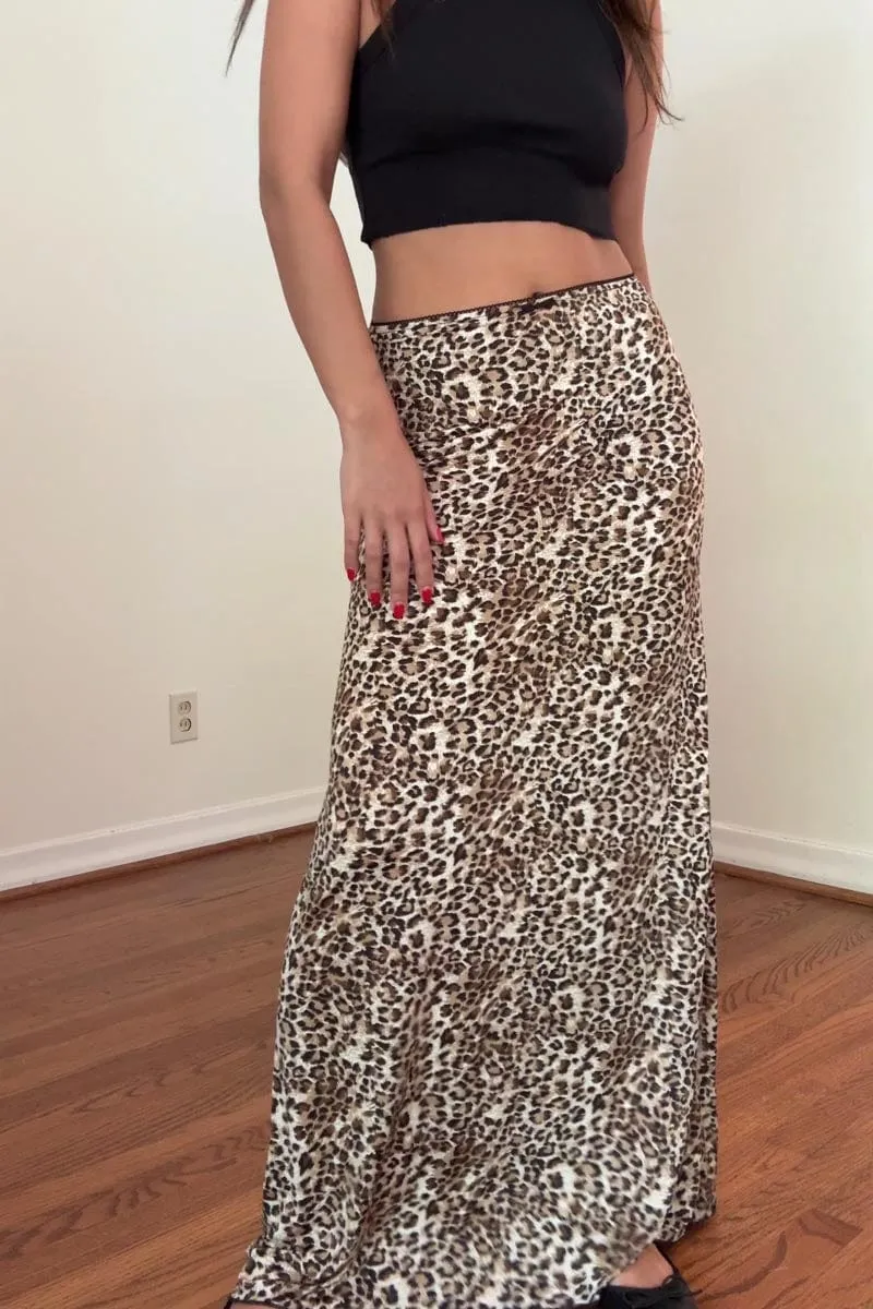 Leopard Maxi Skirt sold by Plenty product image thumbnail 2