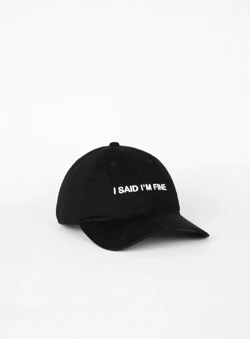 I'm Fine Dad Cap sold by Plenty