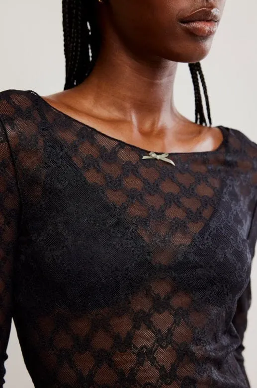 From Me To You Bow Lace Long Sleeve sold by Plenty product image thumbnail 3