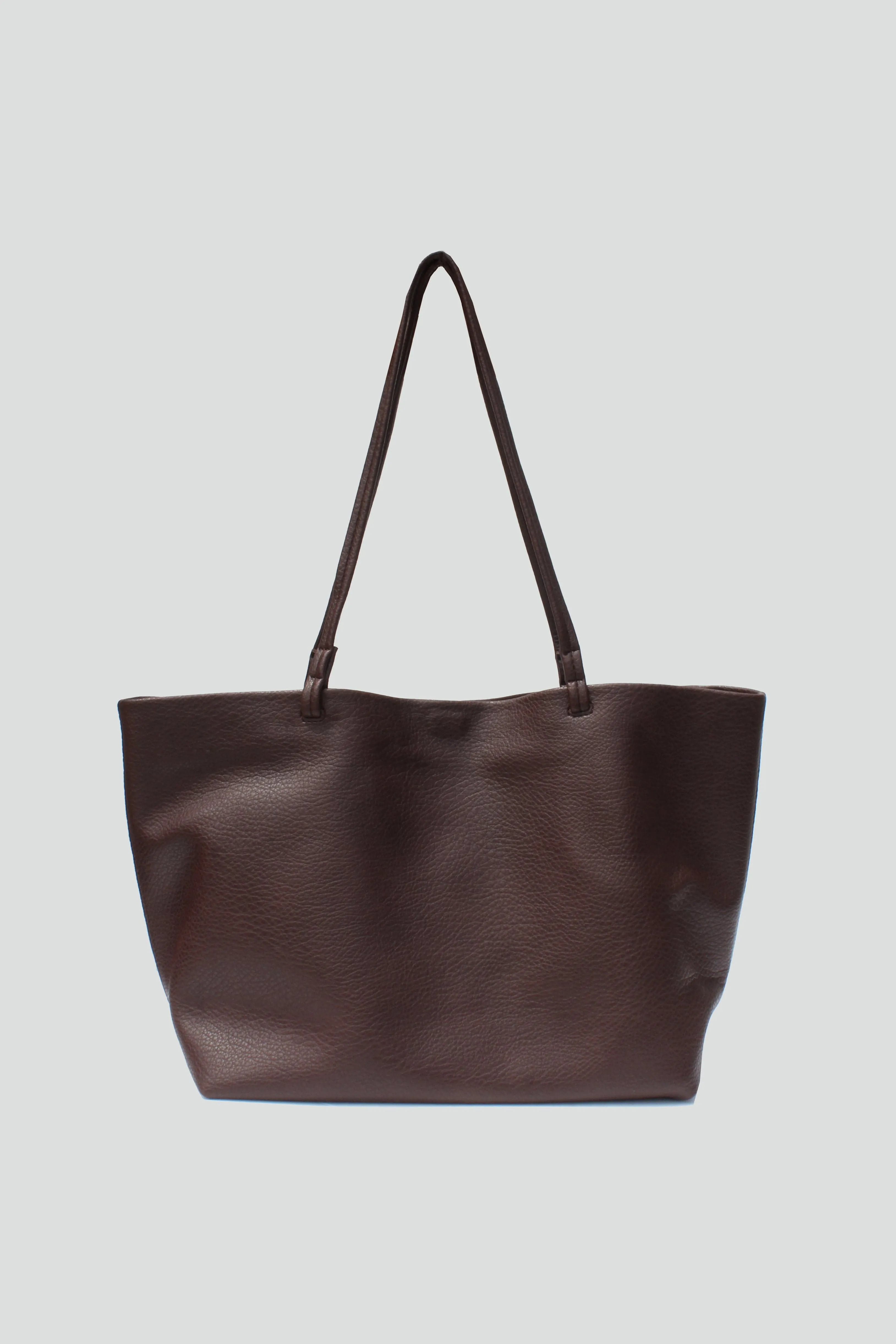 Vegan Leather Tote With Pouch sold by Plenty