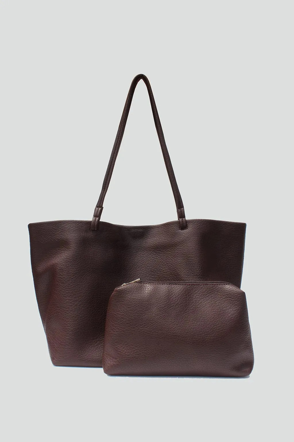 Vegan Leather Tote With Pouch sold by Plenty product image thumbnail 2