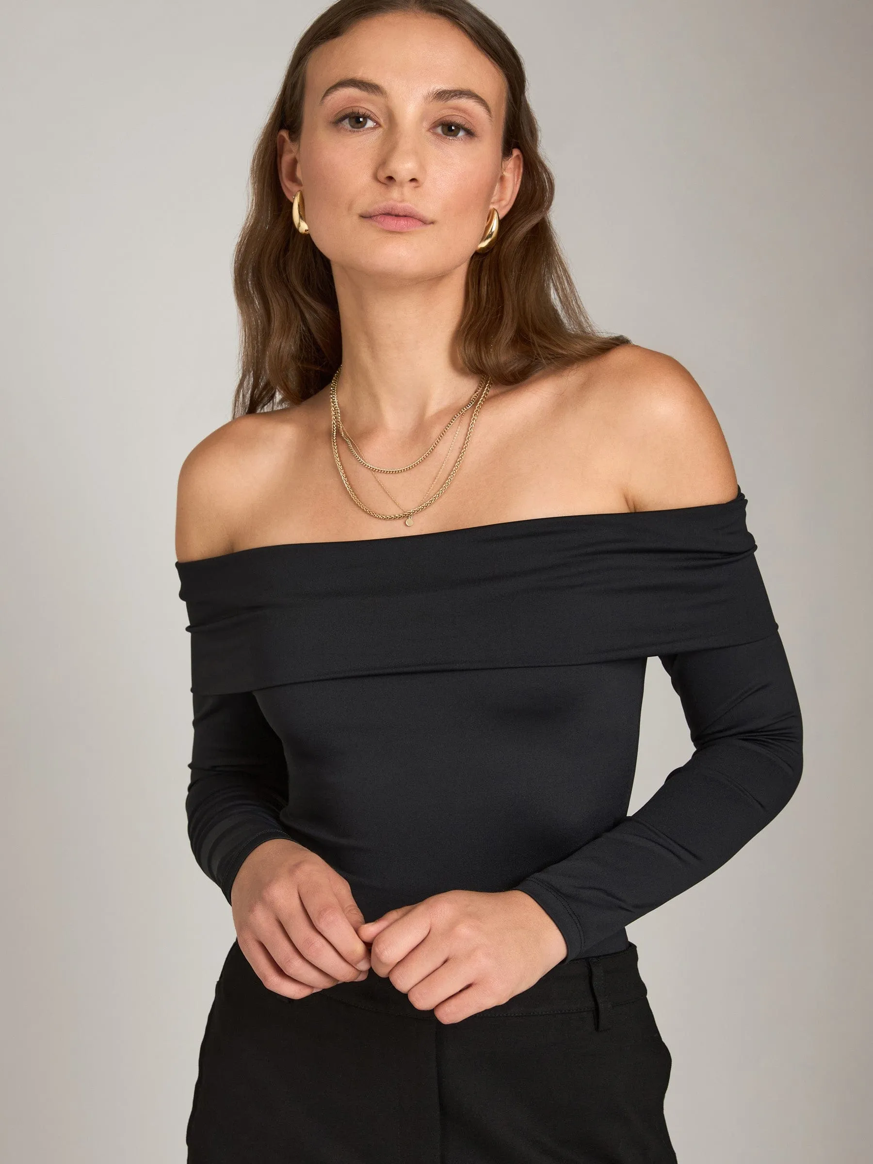 Celesta Off Shoulder Bodysuit sold by Plenty product image thumbnail 2