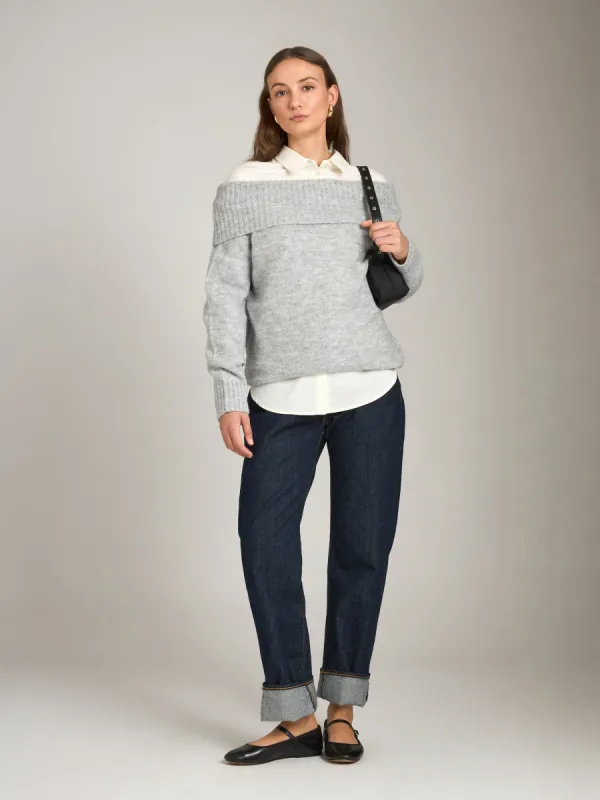 Pesla Off Shoulder Pullover made by Plenty