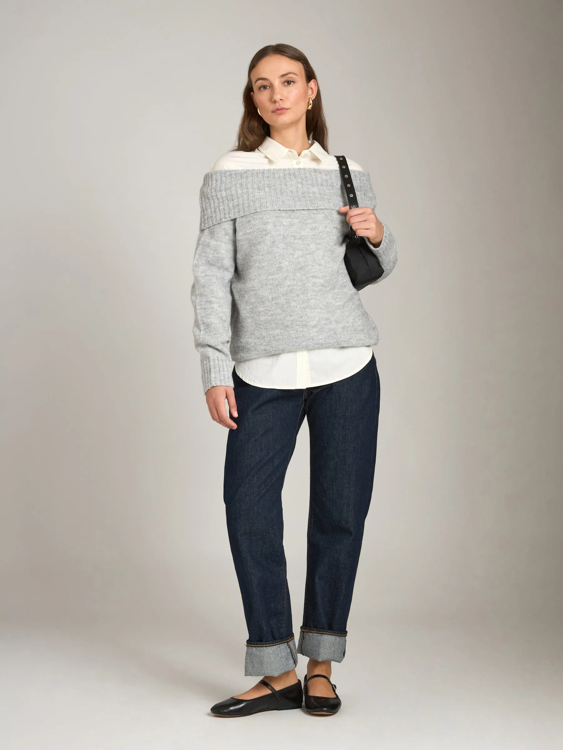 Pesla Off Shoulder Pullover sold by Plenty
