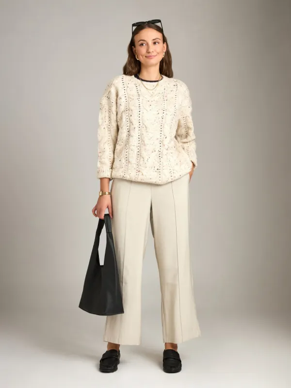 Keyla Cable Pullover sold by Plenty