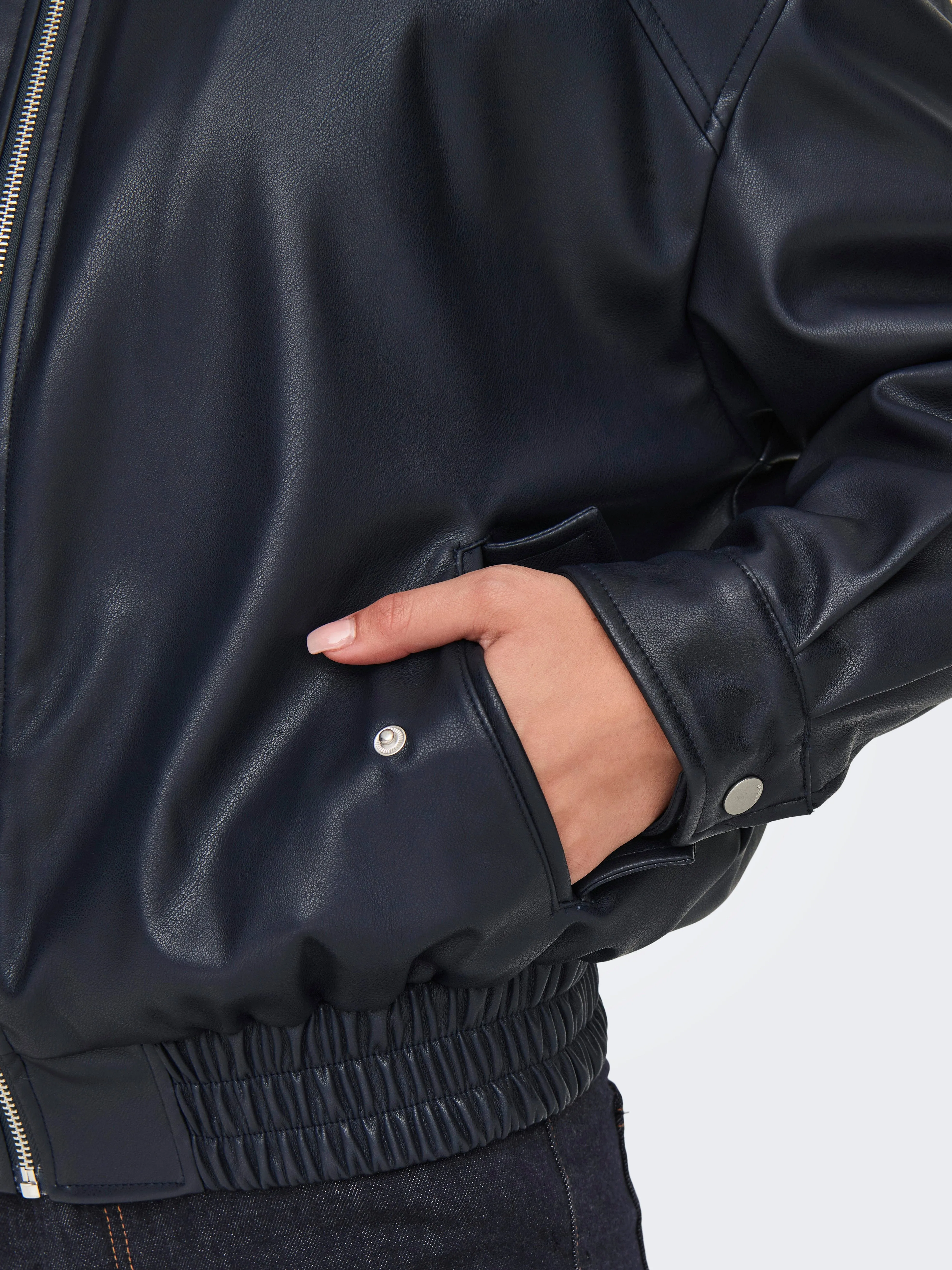 Heidi Faux Leather Bomber sold by Plenty product image thumbnail 4