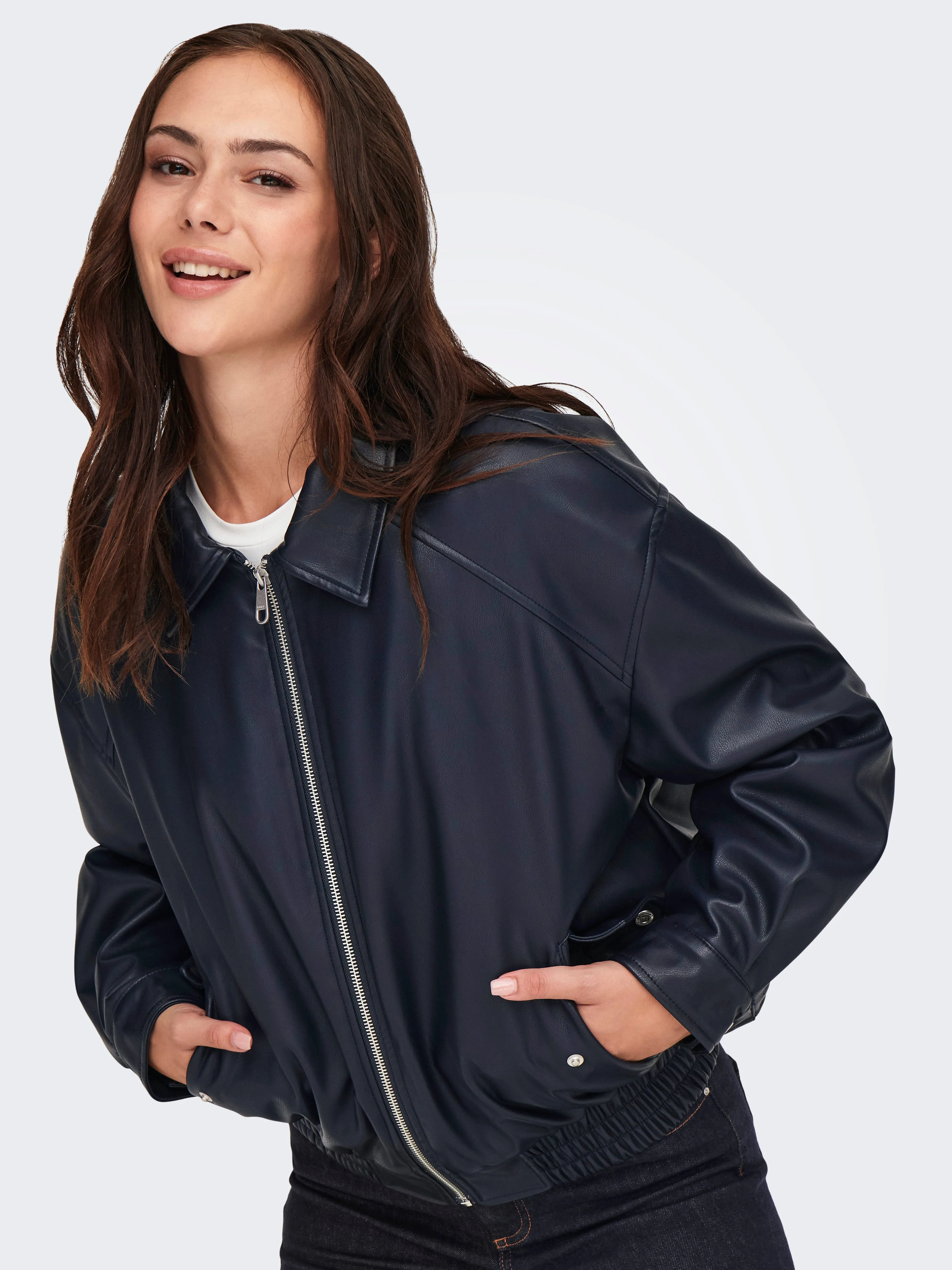 Heidi Faux Leather Bomber sold by Plenty product image thumbnail 2