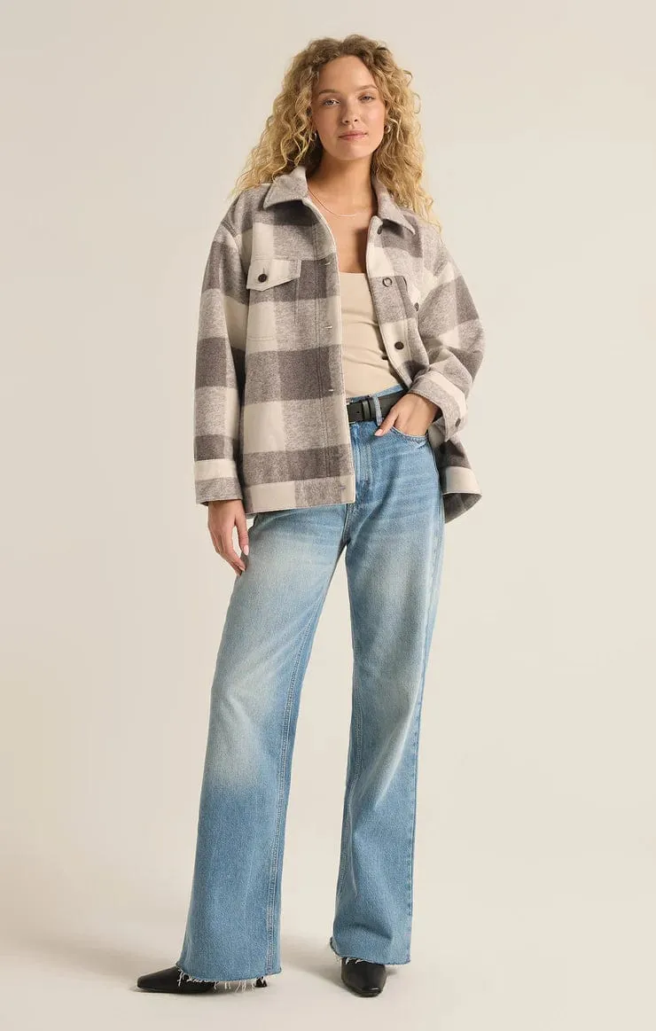 Preston Knit Plaid Jacket sold by Plenty product image thumbnail 3