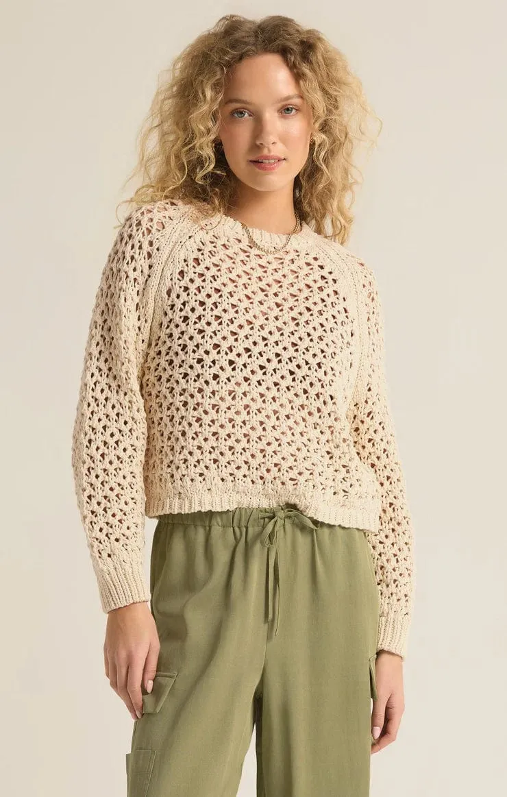 Cassian Open Knit Sweater sold by Plenty