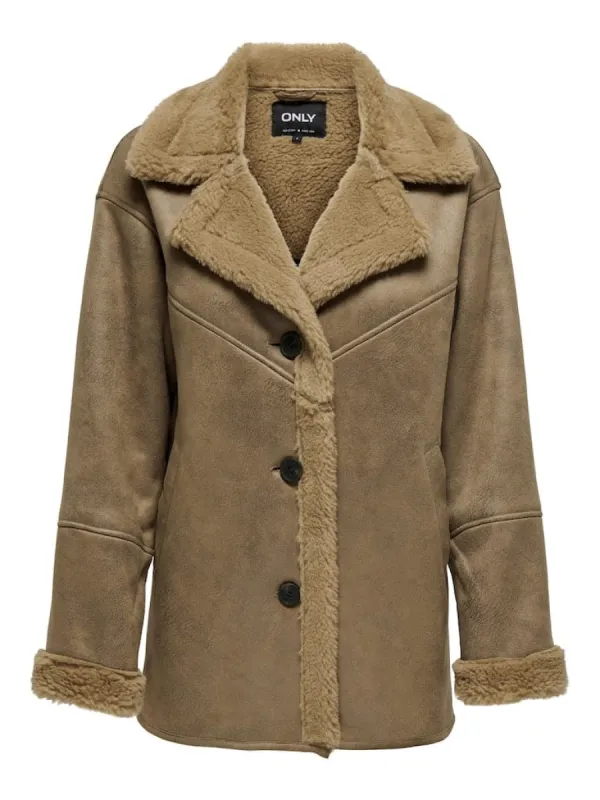 Ylva Bonded Collar Coat sold by Plenty
