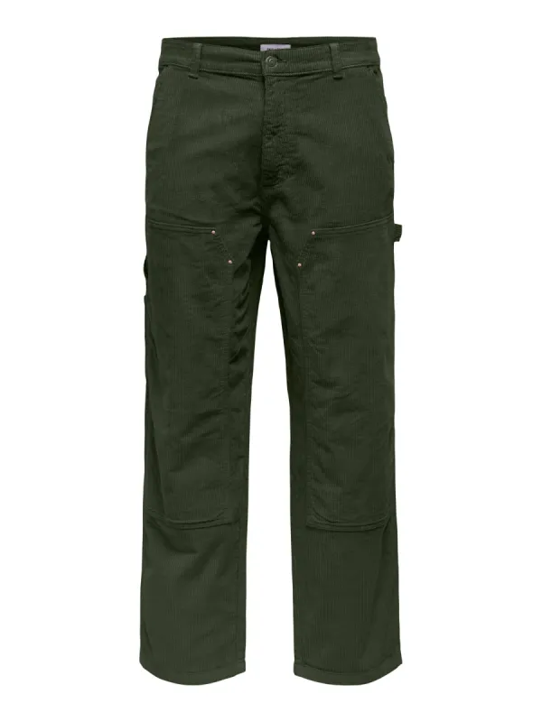 Fade Carpenter Loose Cord Pant sold by Plenty