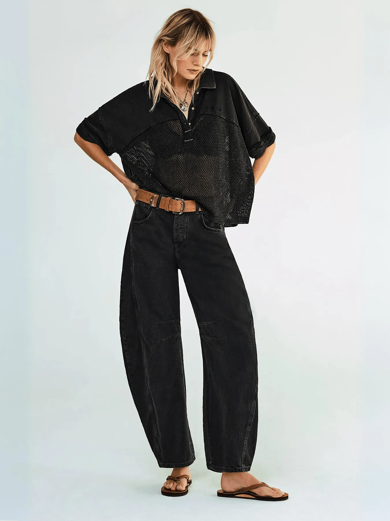 Good Luck Mid Rise Jean - Black sold by Plenty