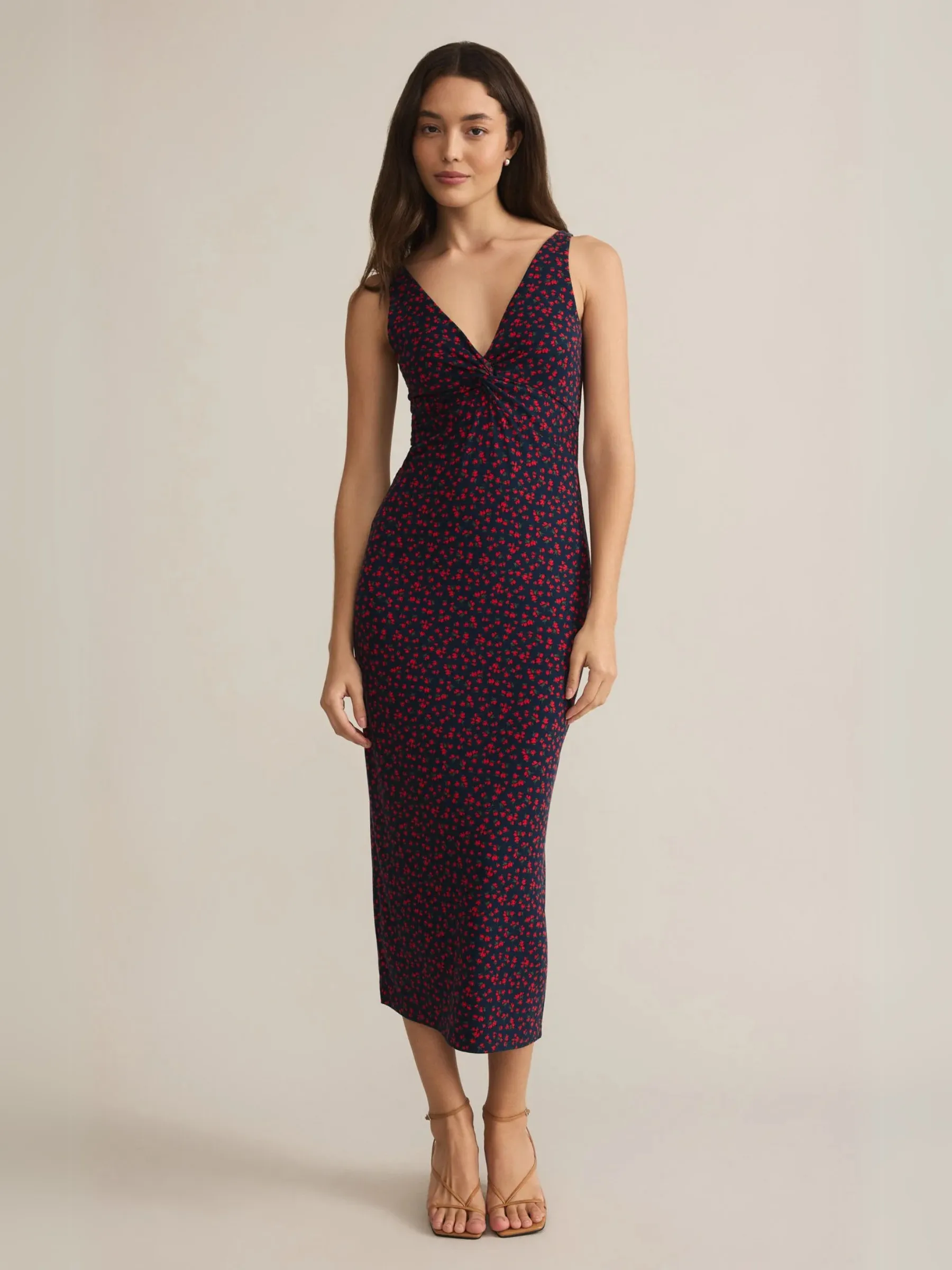 Eleve La Rosa Ditsy Midi Dress sold by Plenty