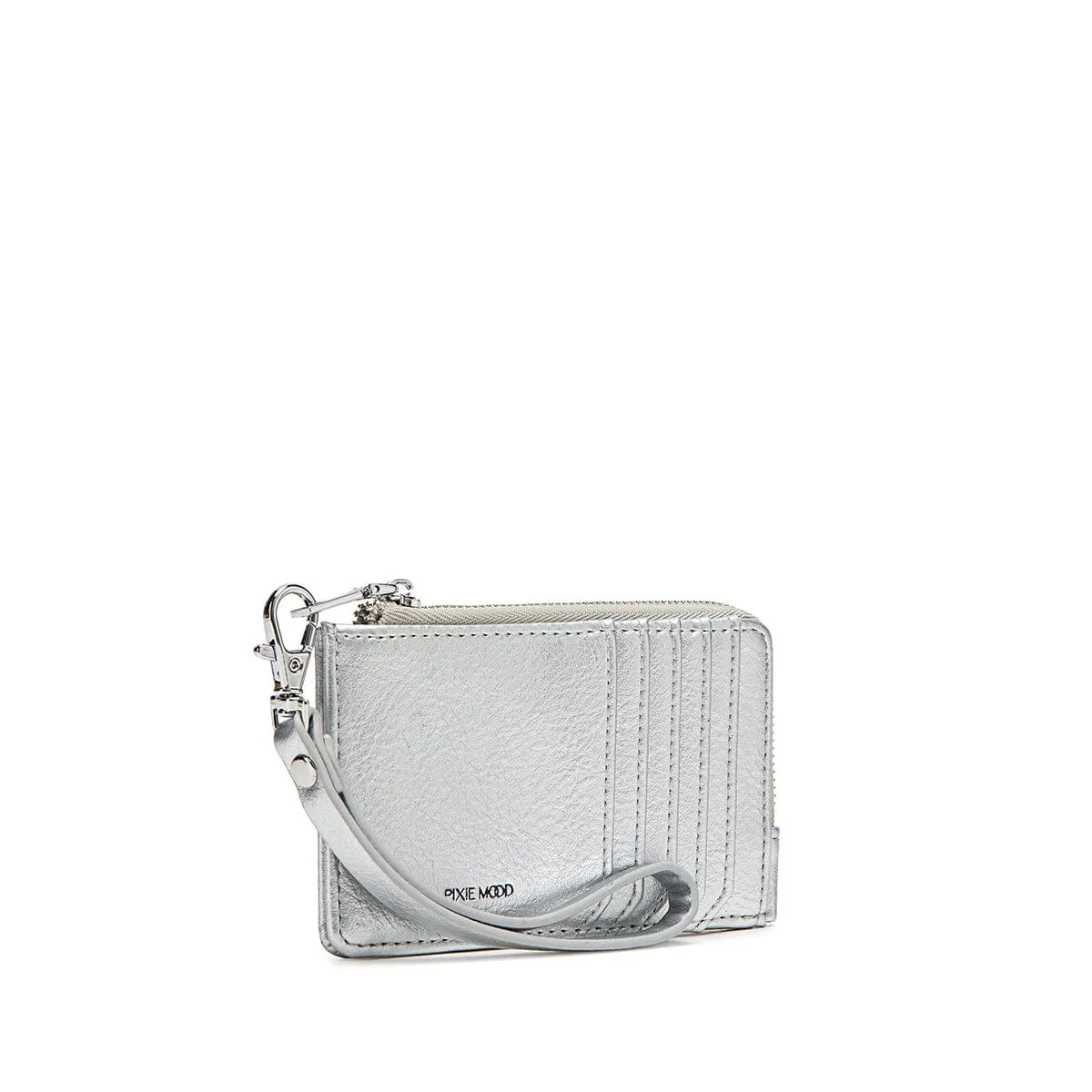Quinn Card Wallet Silver Pebbled sold by Plenty product image thumbnail 3