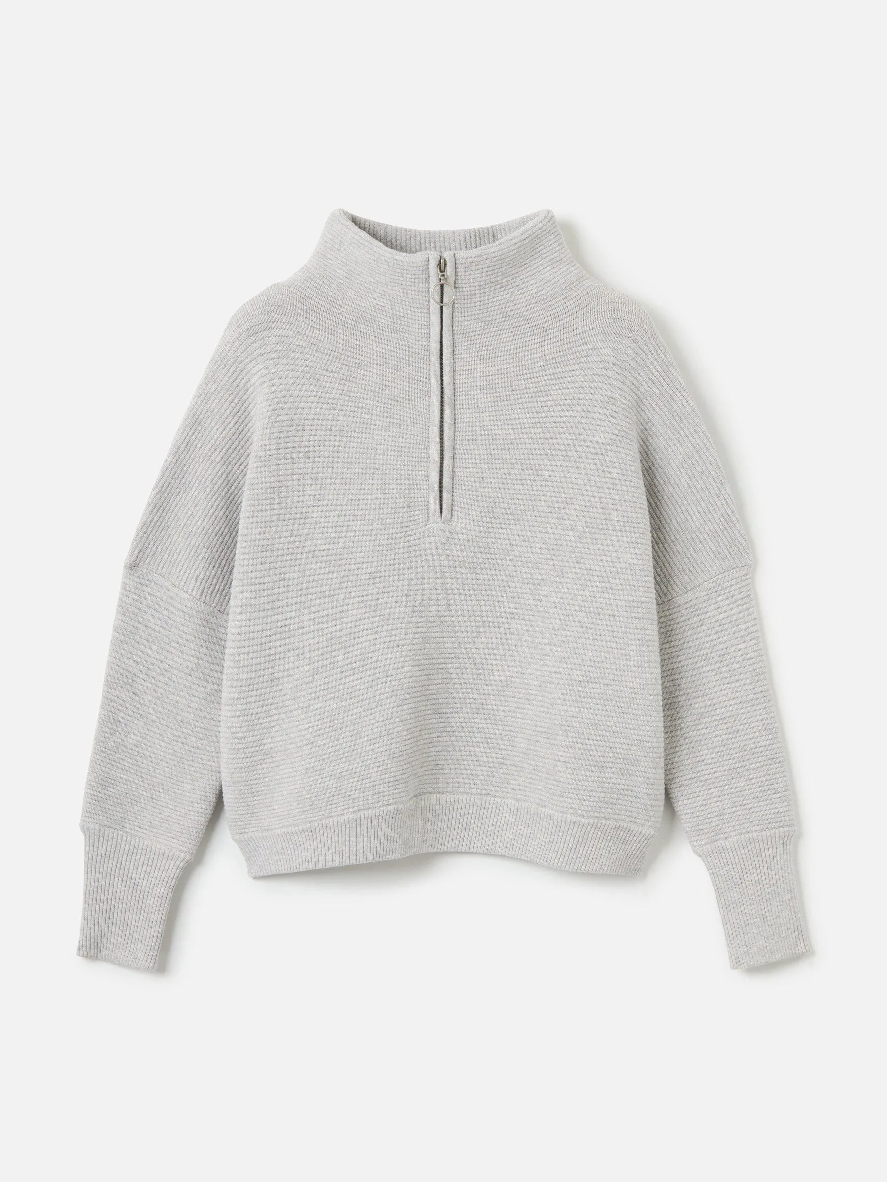 Ottoman Solid Colby Quarter Zip Pullover sold by Plenty