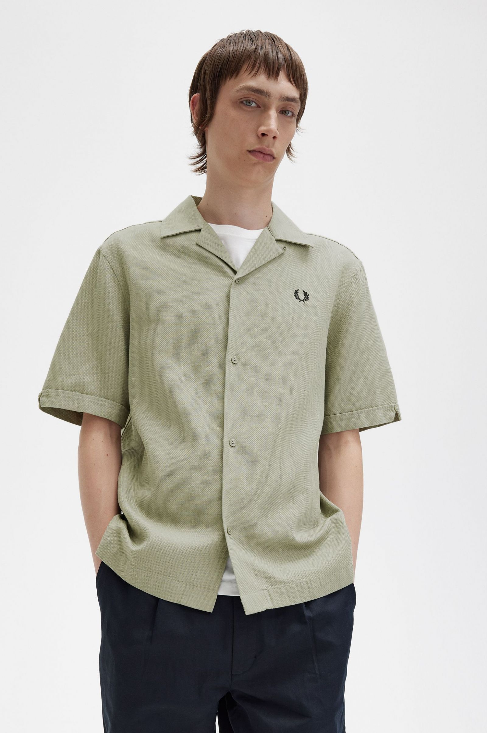 Woven Pique Short Sleeve Shirt sold by Plenty product image thumbnail 3
