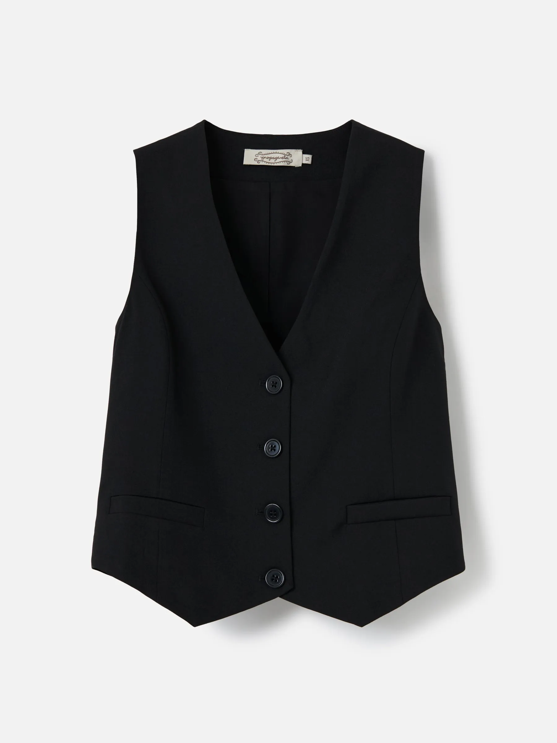 Riley Fitted Vest sold by Plenty