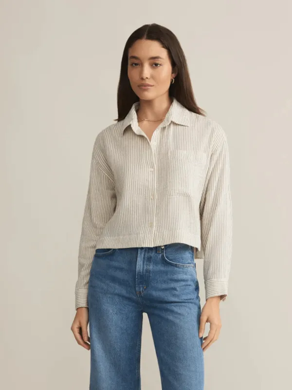 Del Mar Striped Shirt sold by Plenty