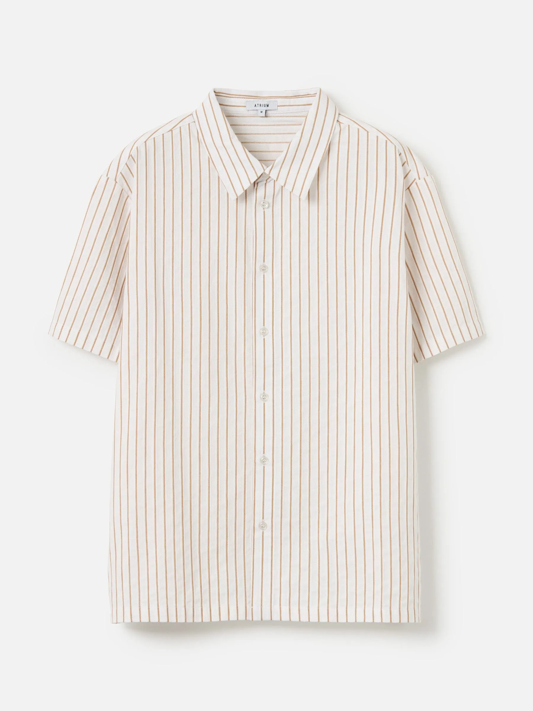 Striped Short Sleeve Button Up Shirt sold by Plenty product image thumbnail 2