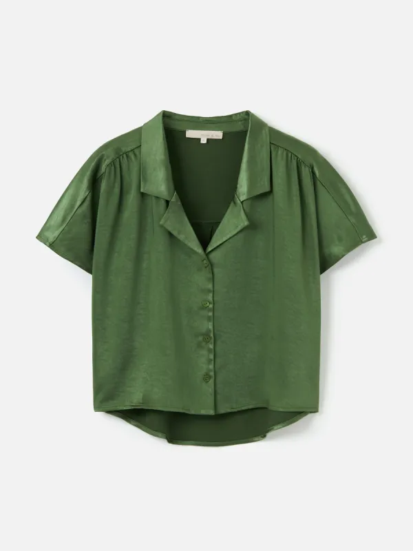 Satin Lemona Shirt made by Plenty