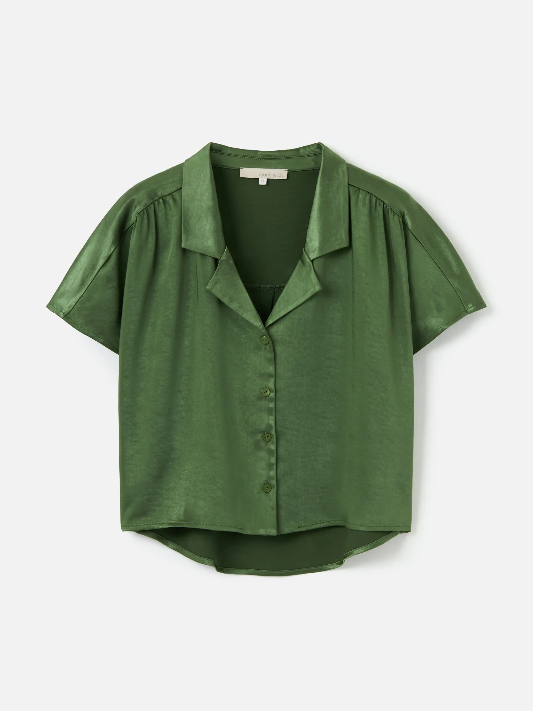 Satin Lemona Shirt sold by Plenty