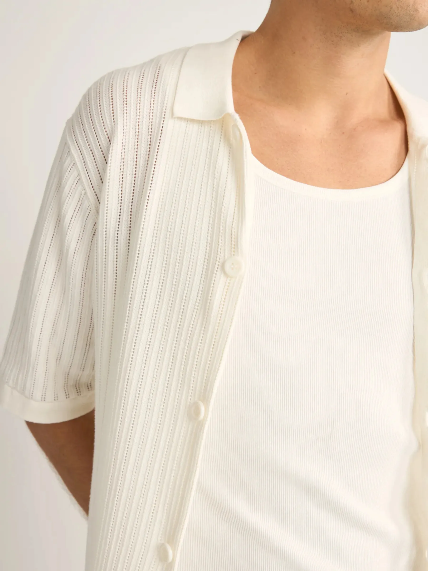 Knit Button Down Polo sold by Plenty product image thumbnail 3