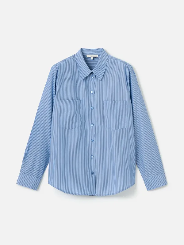 Tara Stripe Button Up Shirt made by Plenty
