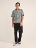 Stripe Short Sleeve Polo sold by Plenty