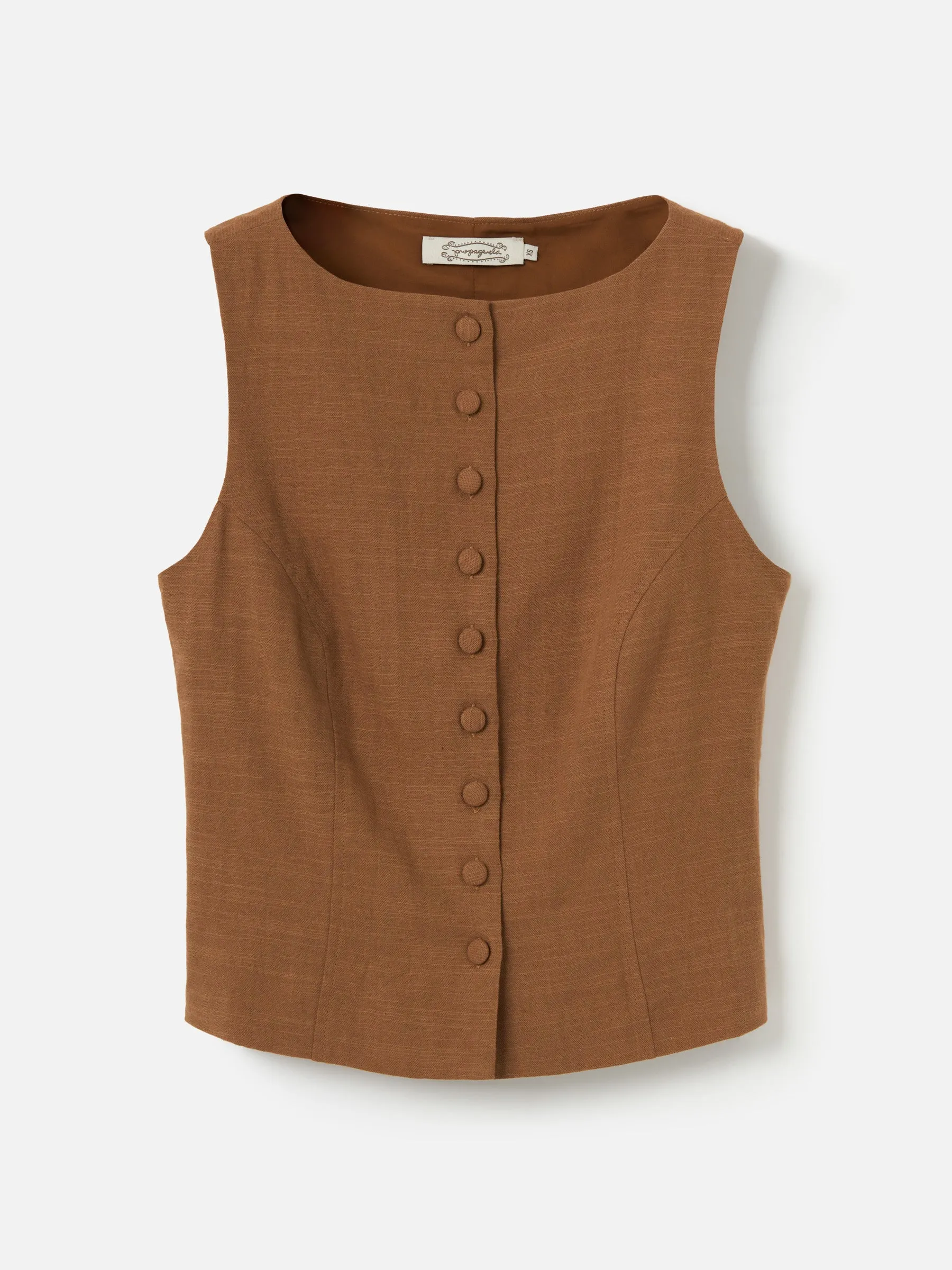 Pippa Boatneck Vest sold by Plenty product image thumbnail 3