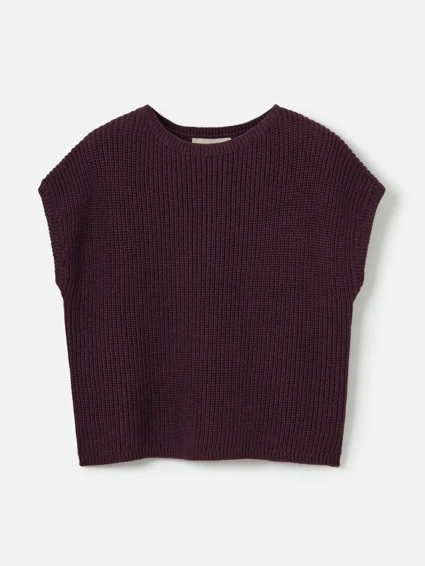 Amos Boatneck Vest sold by Plenty