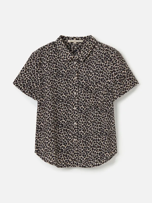 Karla Print Relaxed Pocket Blouse made by Plenty
