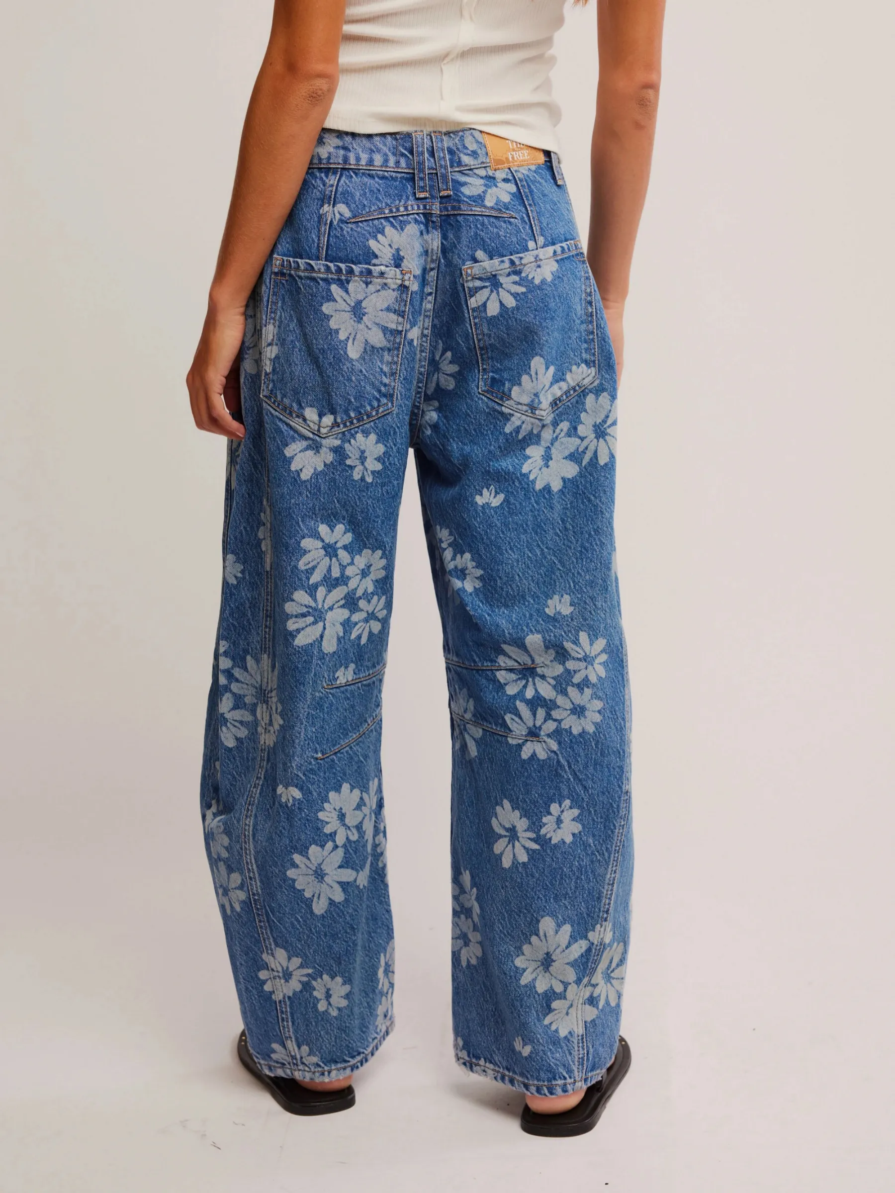 Good Luck Printed Barrel Jeans sold by Plenty product image thumbnail 2
