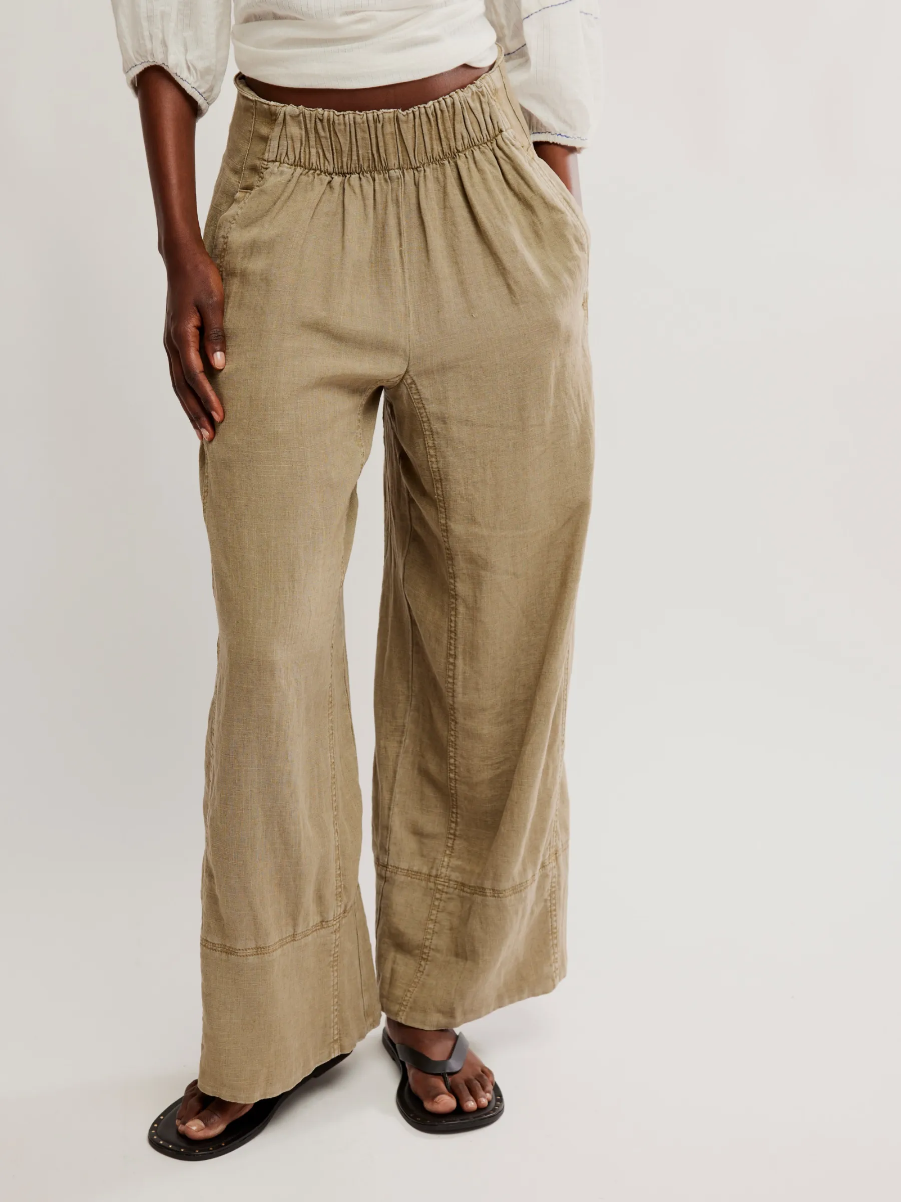 Day's End Linen Pull On Pant sold by Plenty