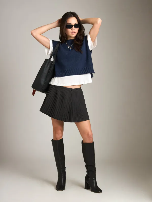 Knit Crewneck Vest sold by Plenty