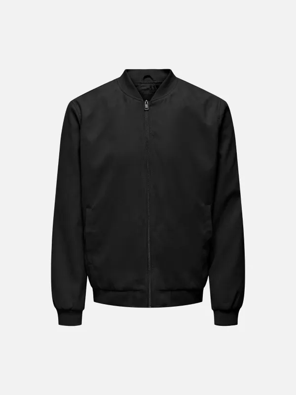Lucas Faux Suede Bomber Jacket sold by Plenty
