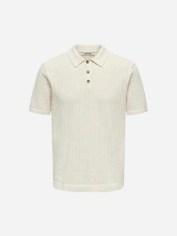 Moon Knit Polo made by ONLY & SONS