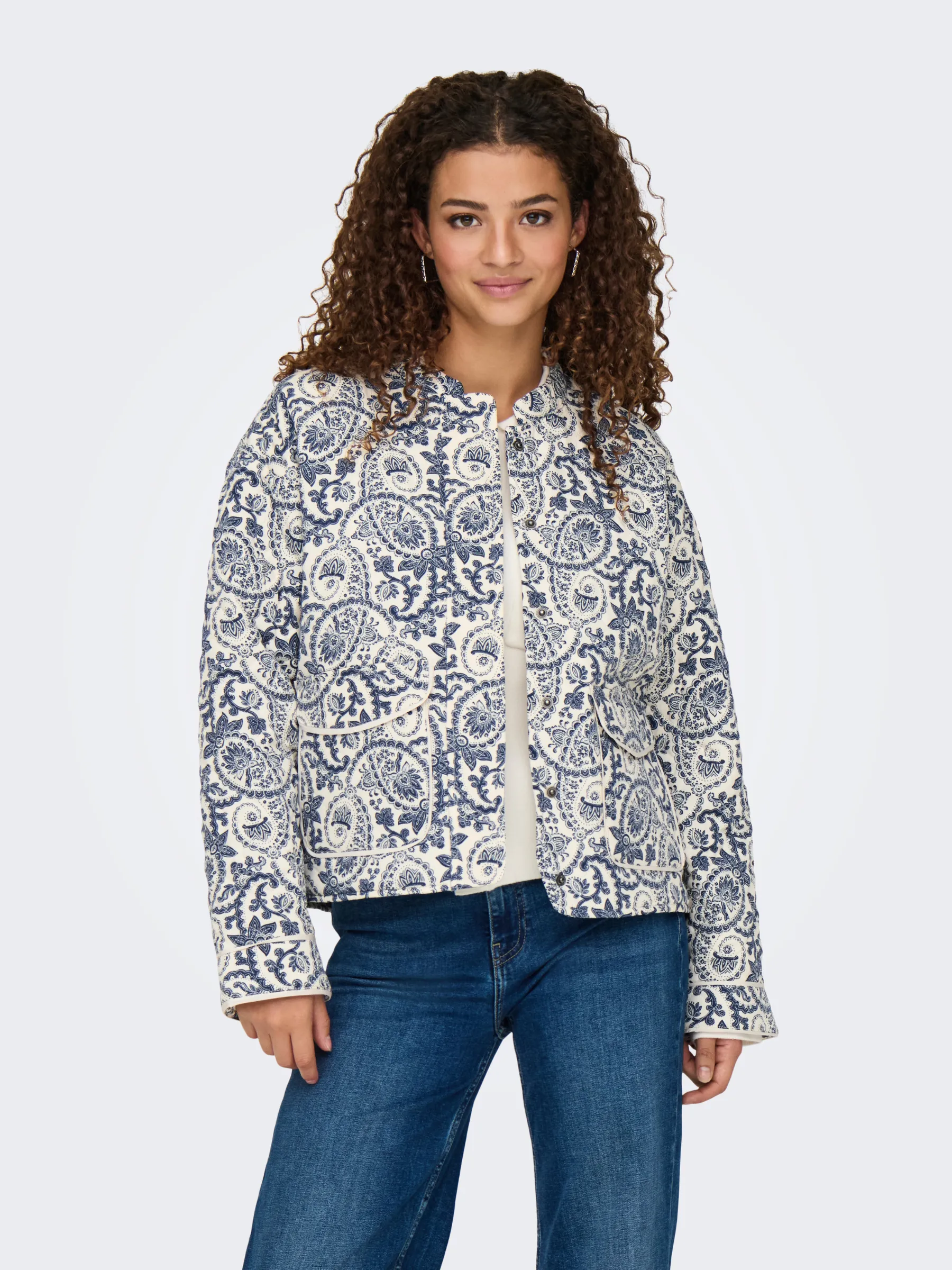 Hallie Quilted Print Jacket sold by Plenty product image thumbnail 3