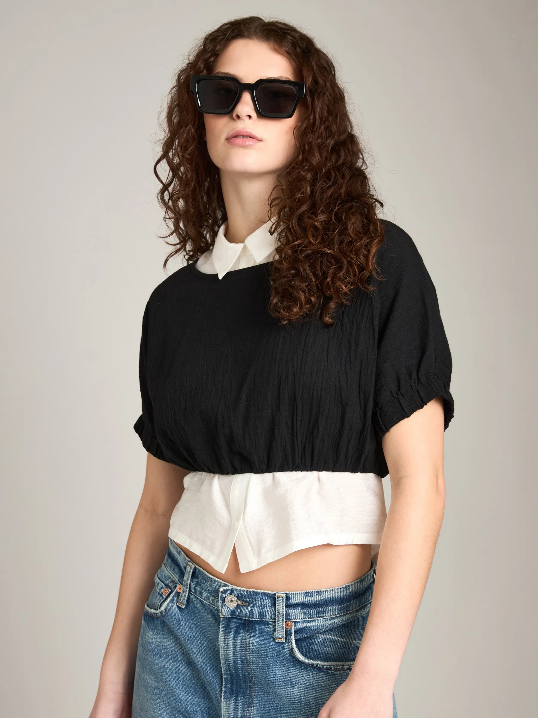 Boatneck Cotton Linen Top sold by Plenty product image thumbnail 2