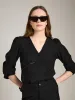 Chelsea Poet Peplum Blouse sold by Plenty