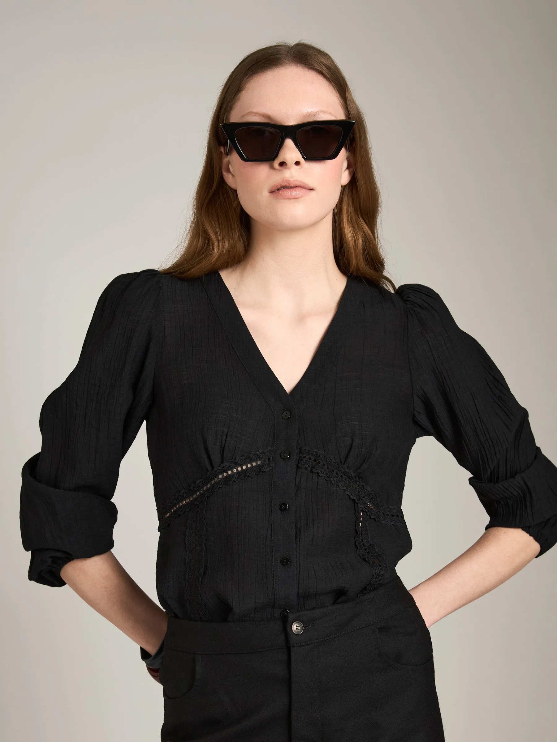 Chelsea Poet Peplum Blouse sold by Plenty product image thumbnail 2