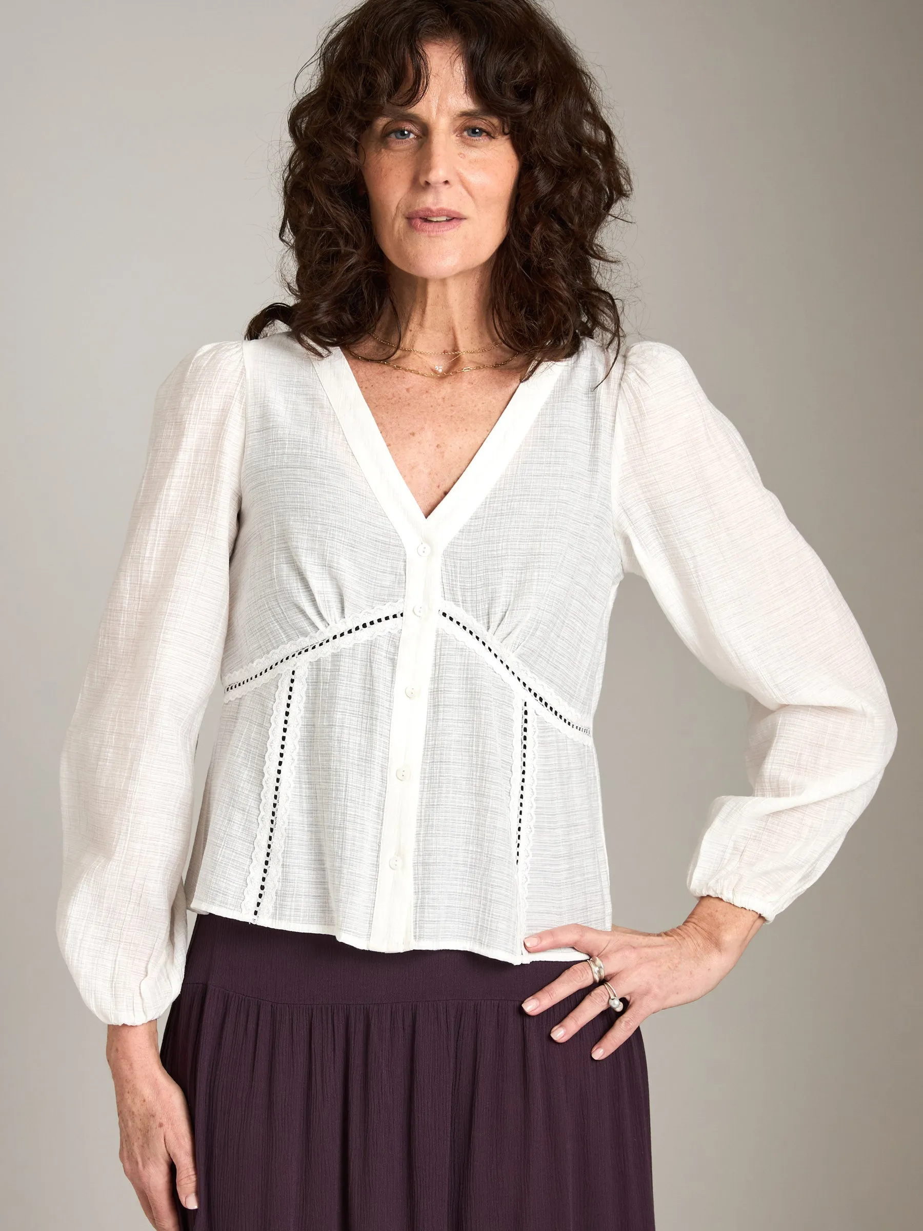 Chelsea Poet Peplum Blouse sold by Plenty product image thumbnail 5
