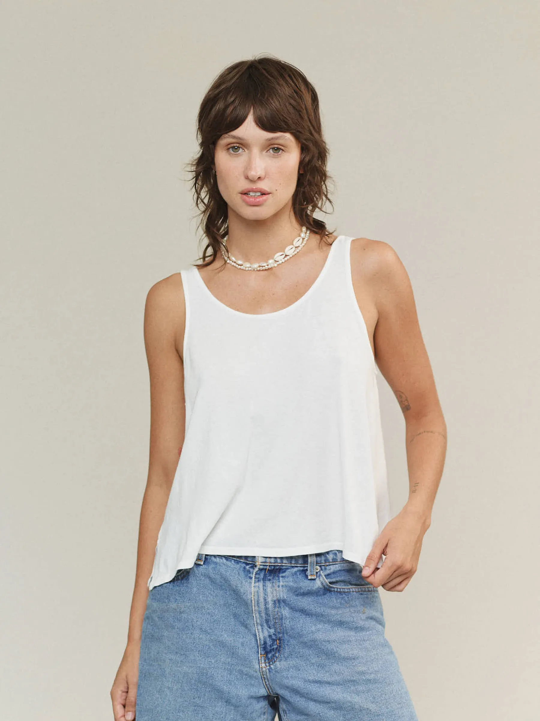 Trinity Hemp Organic Cotton Cropped Tank sold by Plenty product image thumbnail 2