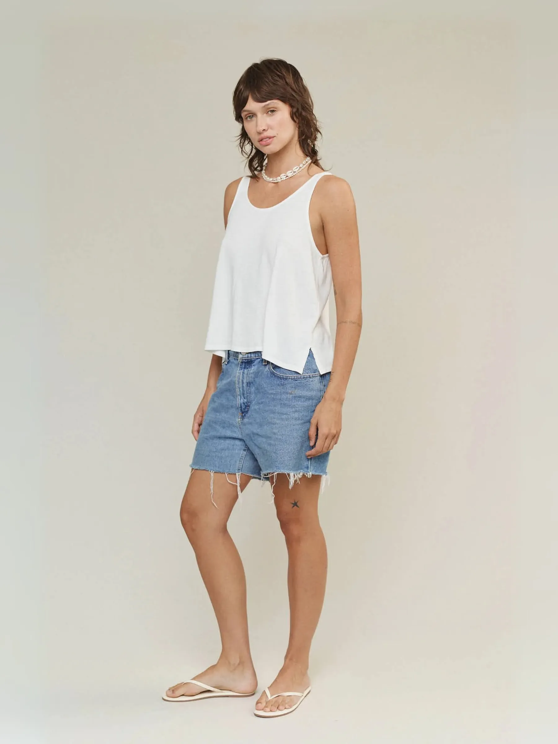Trinity Hemp Organic Cotton Cropped Tank sold by Plenty product image thumbnail 3