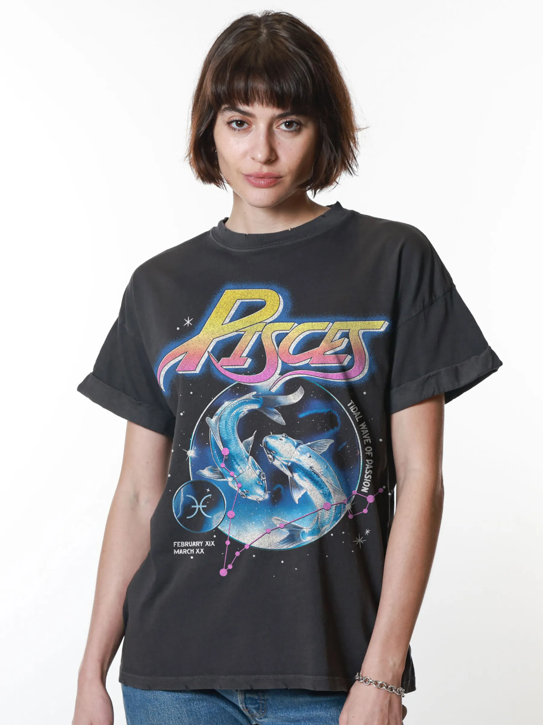 Pisces Boyfriend Tee sold by Plenty
